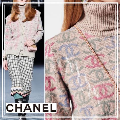 chanel turtleneck white|Chanel pullover flannel.